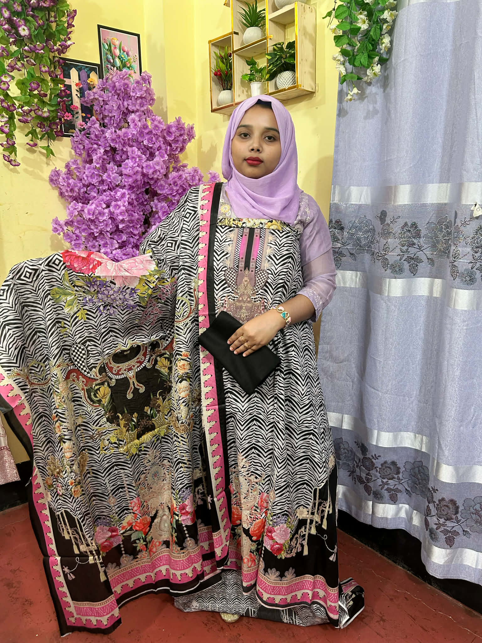 🌸 জমজম সুইস কটন থ্রি পিস – প্রিমিয়াম এলিগেন্স কালেকশন 🌸A